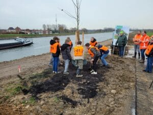 Groep 7-8 de Avonturijn planten bomen